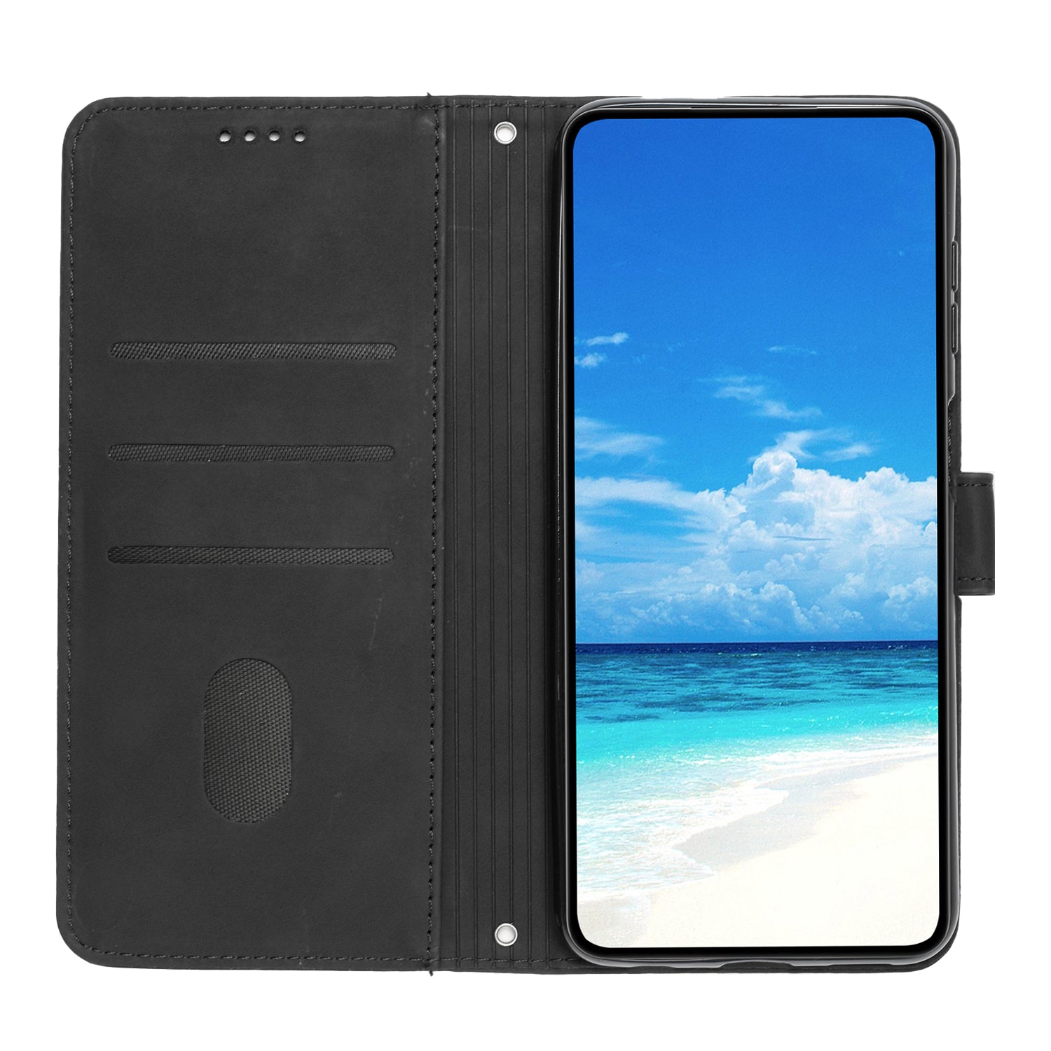 For Samsung Galaxy S23 FE Skin-touch PU Leather Imprinted Cover Flip Stand Wallet Phone Case with Strap For Samsung Galaxy S23 FE Skin-touch PU Leather Imprinted Cover Flip Stand Wallet Phone Case with Strap